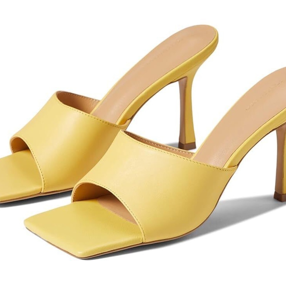 Tony Bianco Yellow Lex Mules size 10